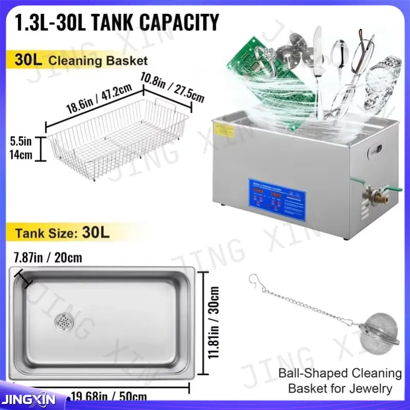 Custom for Digital Ultrasonic  - Ultrasonic Cleaner 30L Industrial 评论和价格