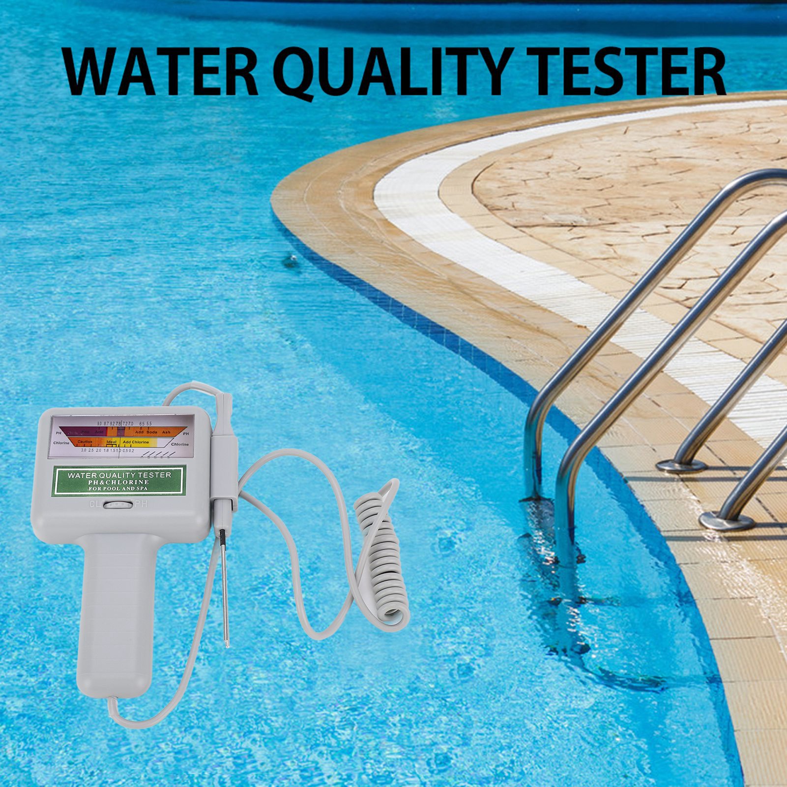 Digital Pool Water Tester pH C - Ph Meter Digital Water Tester 评论和价格